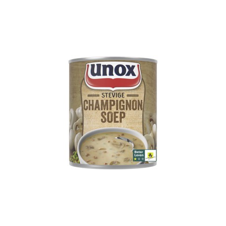 Unox stevige champignonsoep