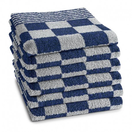 Ridder Keukendoek blok 50x50 blauw