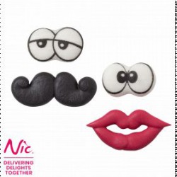 NIC Funny face suiker elementen (2610)
